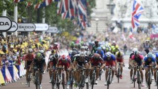 Tour de France stage 3 in London in 2014