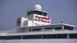 برج المراقبة في مطار الكويت