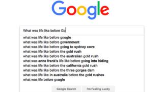 Панель поиска Google - какова была жизнь до Google?