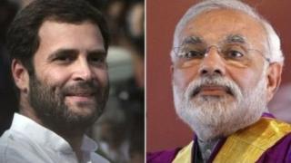 राहुल गांधी, नरेंद्र मोदी