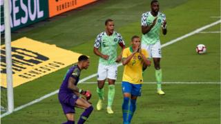 Ikọ ẹgbẹ agbabọọlu Naijiria ati Brazil