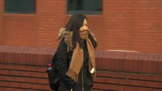 Chuanfang Zheng outside Leicester Crown Court