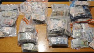 CASH SEIZED