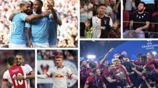 Manchester City, Cristiano Ronaldo, Lionel Messi, Ajax, RB Leipzig ati Liverpool