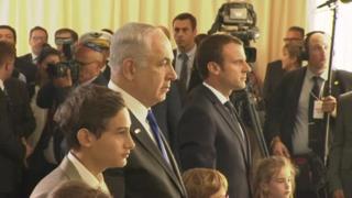 Netanyahu na Macron mu muhango wo kwibuka