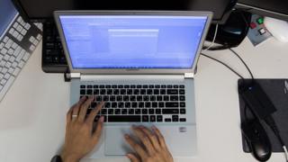 Computer user (file photo)