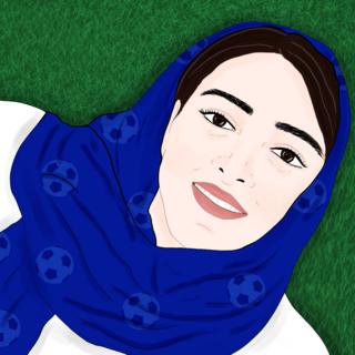دختر آبی