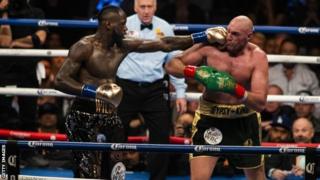 Deontay Wilder and Tyson Fury