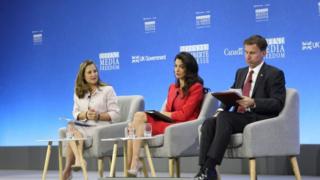 Chrystia Freeland, Amal Clooney ve Jeremy Hunt