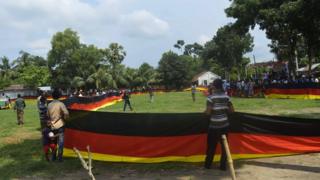 country hosted world 2006 which cup 2018: â€˜longestâ€™ flag Farmer sews Cup German World