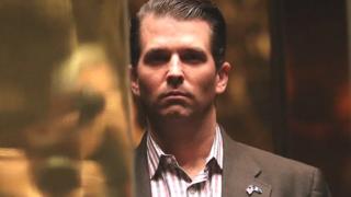 Donald Trump Jr en la Torre Trump de Nueva York el 18 de enero de 2017.