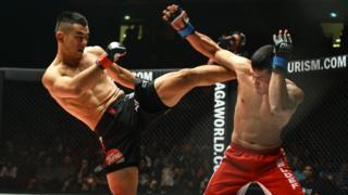 Una pelea del One Championship