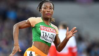 Marie-Josée Talou le août pour le 200 mètres dames