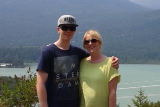 Lesley Roberts and Alex Hardy in Canada