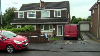 The house on Argyll View where the attack happened