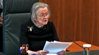 Lady Hale speaking