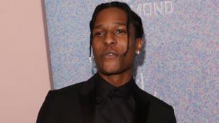 ASAP Rocky at a awards ceremony