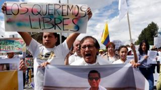 Familiares de los empleados de El Comercio que fueron asesinados