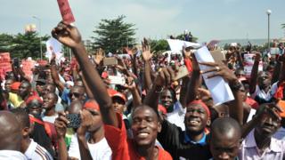 Manifestants à Bamako