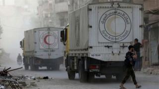 Magari ya misaada nchini Syria