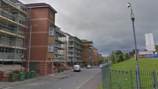 Drugs raid in Springburn