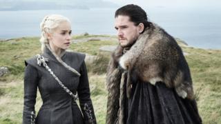 Daenarys Targaryen y Jon Snow
