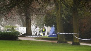 The scene at West Park