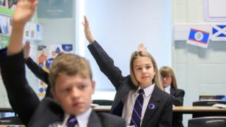 Pupils at Outwood Academy Adwick in Doncaster