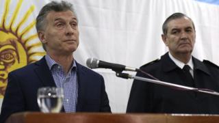 Mauricio Macri y Marcelo Srur.