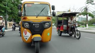 Tuk-tuk en Cambodia