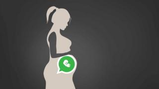 Ilustração mulher grávida