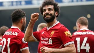 Maxamed Salaax wuxuu dhaliyay 31 gool intii ay socdeen 33 kamid ah cayaaraha horyaalka Ingriiska
