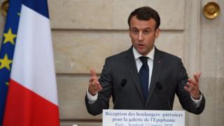 Emmanuel Macron, presidente de Francia