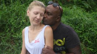 Sri Lankan - Russian couple