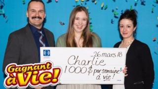 Kanada, lotere,Charlie Lagarde