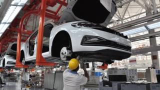 Abakozi b'uruganda Volkswagen mu Bushinwa