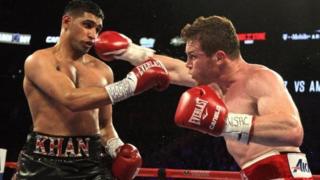 Karon Saul 'Canelo' Alvarez da Amir Khan