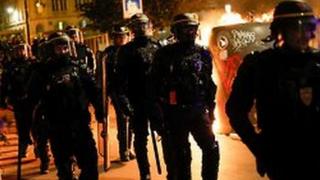 Riot police in Paris - 30 June