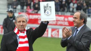 Kopa est le premier Français à soulever le Ballon d'Or européen
