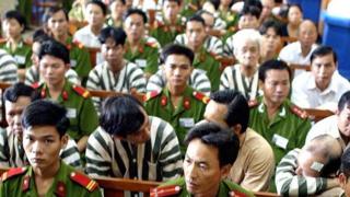 Một phiên tòa xử tham nhũng ở TP HCM