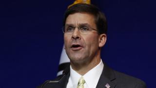 Mark Esper bugün Londra'ya gelecek