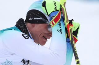 Martin Fleig of Germany wins in the Biathlon Men's 15km Sitting event