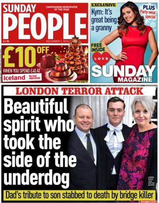 Sunday People - 1 December