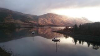 Boats on Loch Leven