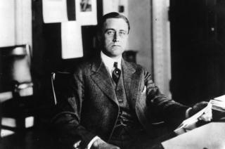 Franklin D. Roosevelt en 1920, antes de contraer polio.