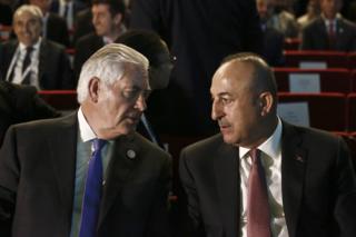 Rex Tillerson ve Mevlüt Çavuşoğlu