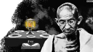 મહાત્મા ગાંધીનું રેખાંકન