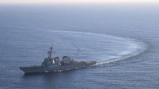The US Navy guided-missile destroyer USS Donald Cook