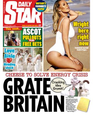 Daily Star front page