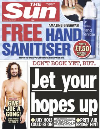 The Sun front page 23 May